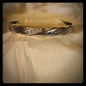 Engraved serenity prayer bracelet